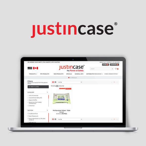 Justin Case Specials